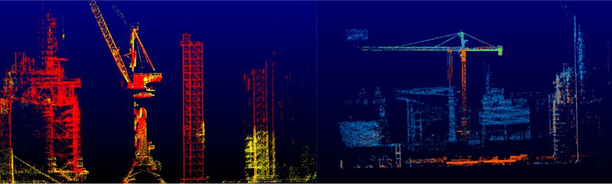 NOCOL builds a 3D map from lidar data